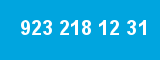 923 218 12 31